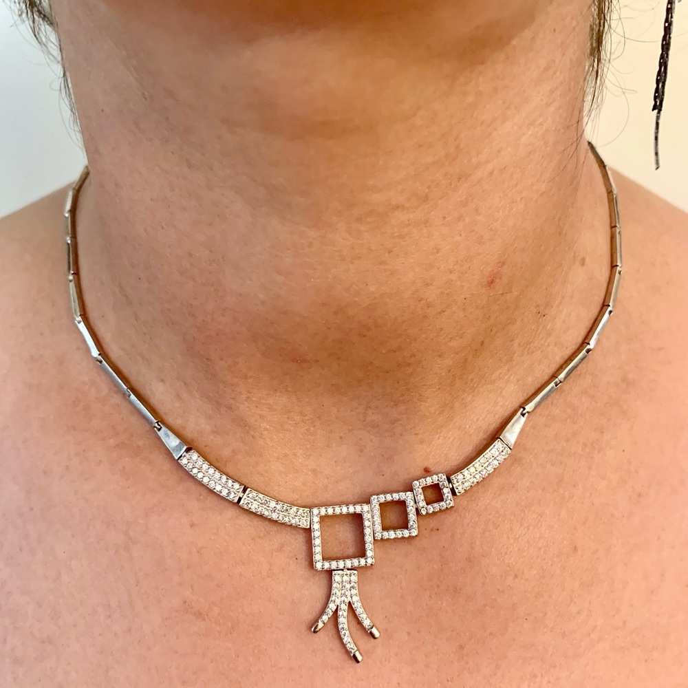 Vintage silver hallmark 925Necklaces and bracelet - Picture 3 of 5